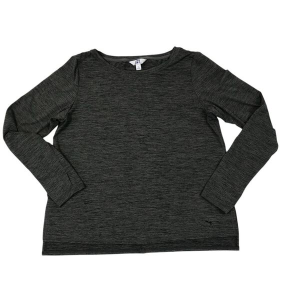 JOYLAB Active LS T-Shirt Women L Gray Thumbhole Athletic Stretch Outdoor Casual - Picture 4 of 11